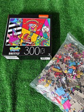 SpongeBob SquarePants by Romero Britto 300 Piece Jigsaw Puzzle NEW 2020 24x18